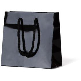 Plain black best sale paper bags